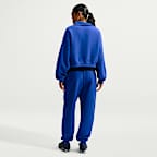 Nike Studio Fleece Medium Weight Women's Oversized Cropped Polo