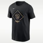Playera Nike de la MLB para hombre Milwaukee Brewers 2026 World Series Participant