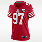 Nick Bosa San Francisco 49ers 80th Anniversary Women's Nike NFL Game Jersey