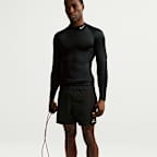 Haut de fitness à manches longues et col montant Dri-FIT Nike Pro pour homme