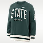 Michigan State Legacy Women's Nike College Pullover Crew