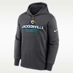 Jacksonville Jaguars Toss Sweep Men’s Nike Therma NFL Pullover Hoodie