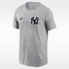 New York Yankees Cooperstown 2-Hit Large Logo Men's Nike MLB T-Shirt