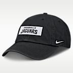 Gorra ajustable Nike de la NFL para hombre Jacksonville Jaguars Primetime Club Wordmark