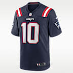 Drake Maye New England Patriots Men's Nike NFL Game Jersey