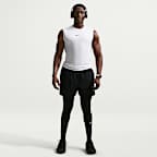Playera de fitness ajustada sin mangas Dri-FIT para hombre Nike Pro