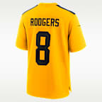Aaron Rodgers Pittsburgh Steelers Men's Nike NFL Game Jersey