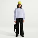 Nike Studio Fleece Medium Weight Women's Oversized Crew-Neck Sweatshirt