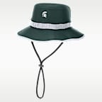 Gorro tipo pescador universitario Nike Dri-FIT para hombre Michigan State Sideline Apex Gameday Boonie
