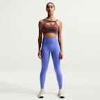 Nike Universa Leggings in voller Länge mit hohem Bund und ohne Frontnaht (Damen)
