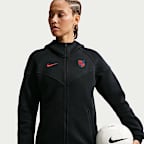USMNT Tech Fleece Windrunner Women's Nike Soccer Full-Zip Hoodie