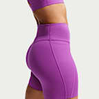 Nike Universa Women's High-Waisted 5" Biker Shorts with No Front Seam