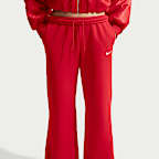 Nike Studio Fleece Medium Weight Women's Mid-Rise Wide-Leg Pants