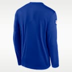 Dallas Cowboys Alt Legend Small Logo Men's Nike Dri-FIT NFL Long-Sleeve T-Shirt