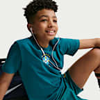 Fotbollsshorts Brasilien Academy Pro Nike Dri-FIT för ungdom