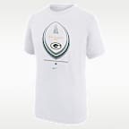 Playera Nike Dri-FIT de la NFL para niños talla grande Green Bay Packers Icon Legend Edition