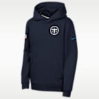 Tennessee Titans Rivalries Collection Sideline Club Big Kids' Nike NFL Pullover Hoodie