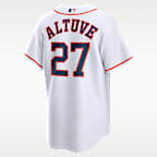 Jose Altuve Houston Astros Men's Nike MLB Replica Jersey