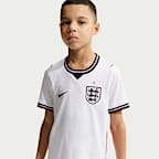 Maglia da calcio replica Nike Dri-FIT Inghilterra 2026 Stadium da ragazzo/a – Home