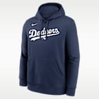 Sudadera con gorro sin cierre Nike de la MLB para hombre Freddie Freeman Los Angeles Dodgers Club