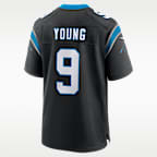 Jersey de futbol americano Nike de la NFL Game para hombre Bryce Young Carolina Panthers