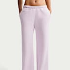 Nike Studio Fleece Medium Weight Women's Mid-Rise Wide-Leg Trousers