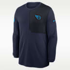 Tennessee Titans Sideline Coach Men's Nike Dri-FIT NFL Long-Sleeve Top