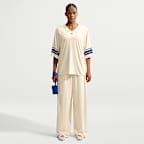 NikeSKIMS Stretch Knit Women's Oversized V-Neck Top