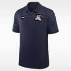 Arizona Sideline Victory Stripe Men's Nike Dri-FIT College Polo