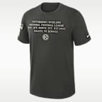 Pittsburgh Steelers Salute to Service Slub Men's Nike Dri-FIT NFL T-Shirt