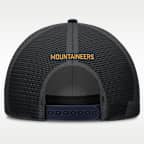 Gorra de rejilla universitaria Nike ajustable para hombre West Virginia Primetime Rise