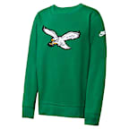 Philadelphia Eagles Rewind Club Big Kids' Nike NFL Pullover Crew