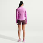 나이키 스위프트 여성 드라이 핏 UV 쿼터집 러닝 탑