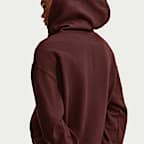 Nike Studio Fleece Medium Weight Sudadera con capucha, cremallera completa y ajuste oversize - Mujer
