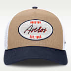 Houston Astros Rise Men's Nike MLB A-Frame Trucker Adjustable Hat