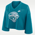Jacksonville Jaguars Rewind Fashion Women's Nike Dri-FIT NFL Cropped Jersey