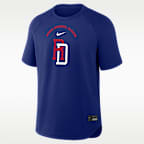 Dominican Republic National Baseball Team 2026 World Baseball Classic Batting Practice Pregame Men's Nike Dri-FIT Top