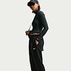 Joggers de tiro medio para mujer Nike Studio Fleece Medium Weight