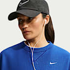Nike Studio Kalın Fleece Kadın Oversize Crew Üst