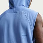Nike N.A.C. Dri-FIT ærmeløs træningshættetrøje i fleece til mænd