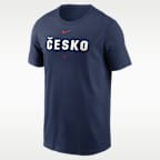 Playera Nike para hombre Czech Republic National Baseball Team 2026 World Baseball Classic Icon