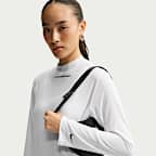 Nike Sportswear Women's Loose Sheer Slub Mesh Long-Sleeve Top