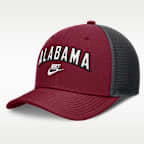 Alabama Legacy Arch Rise Men's Nike Dri-FIT College Trucker Adjustable Hat