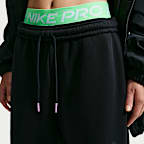 Nike Studio Fleece Medium Weight Women's Oversized High-Rise Straight-Leg Graphic Pants