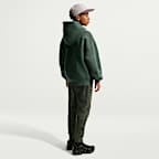 Oversized Nike Sportswear Tech Fleece-pullover med hætte til større børn (drenge)