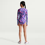 Conjunto de shorts y bikini de espalda deportiva para niña talla grande Nike Swim