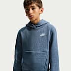 Sudadera con gorro sin cierre para niños talla grande Nike Sportswear Club Fleece
