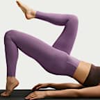 Nike Zenvy Women's High-Waisted Full-Length Leggings with No Front Seam
