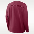 Playera de manga larga universitaria Nike para hombre Florida State Academic Max90 Pocket