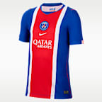 Jersey de futbol Nike Dri-FIT del Paris Saint-Germain local 2026/27 Stadium de Khvicha Kvaratskhelia para niños talla grande
